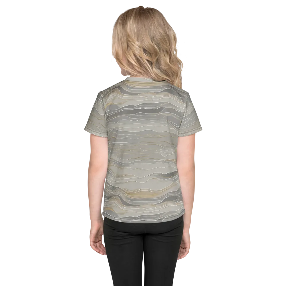 Silk Current on Kids Crew Neck T-Shirt — Back