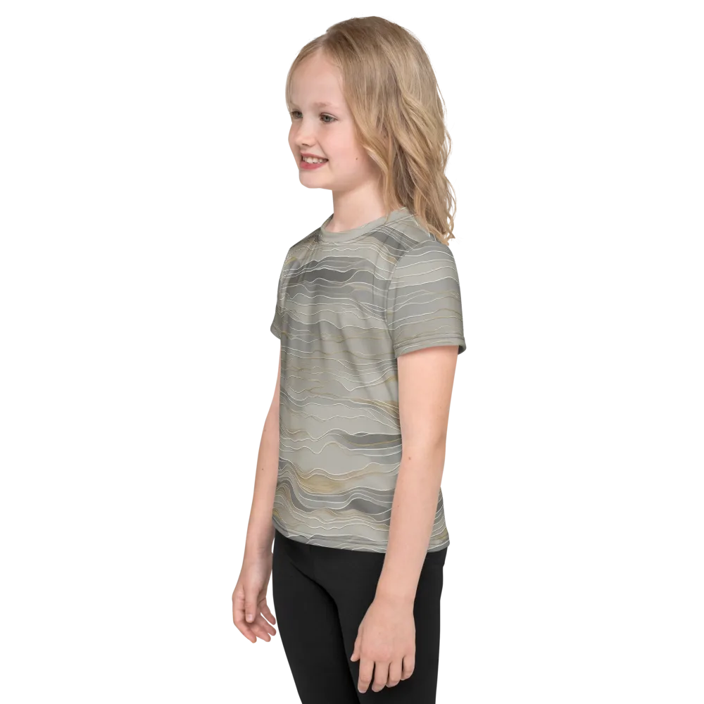 Silk Current on Kids Crew Neck T-Shirt — Left