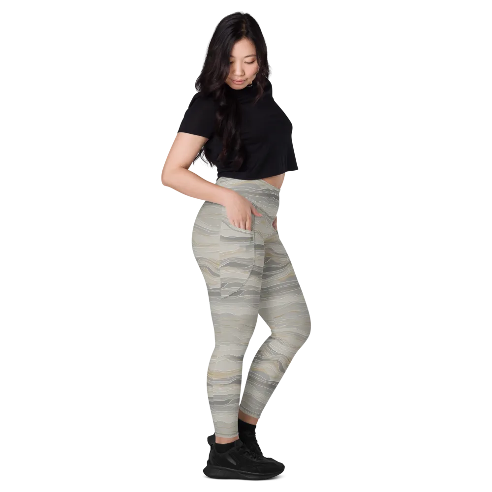 Silk Current on Leggings with Pockets — Right