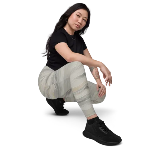 Silk Current on a Leggings with Pockets
