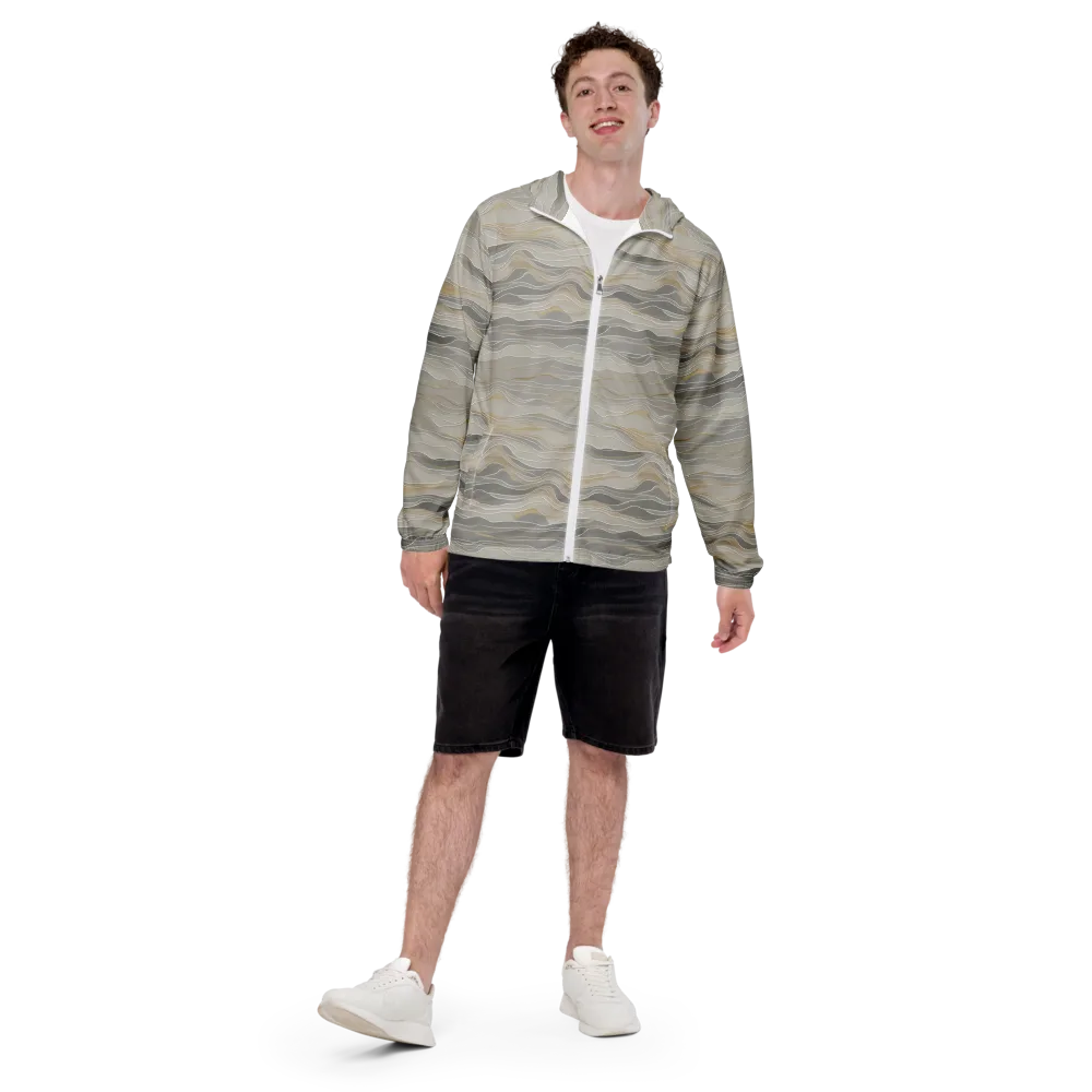 Silk Current on Men's Windbreaker — Front