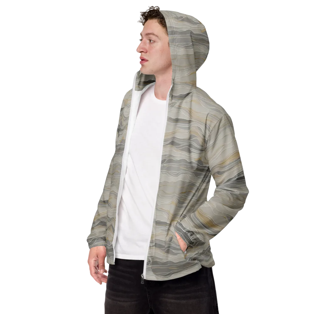 Silk Current on Men's Windbreaker — Left Front