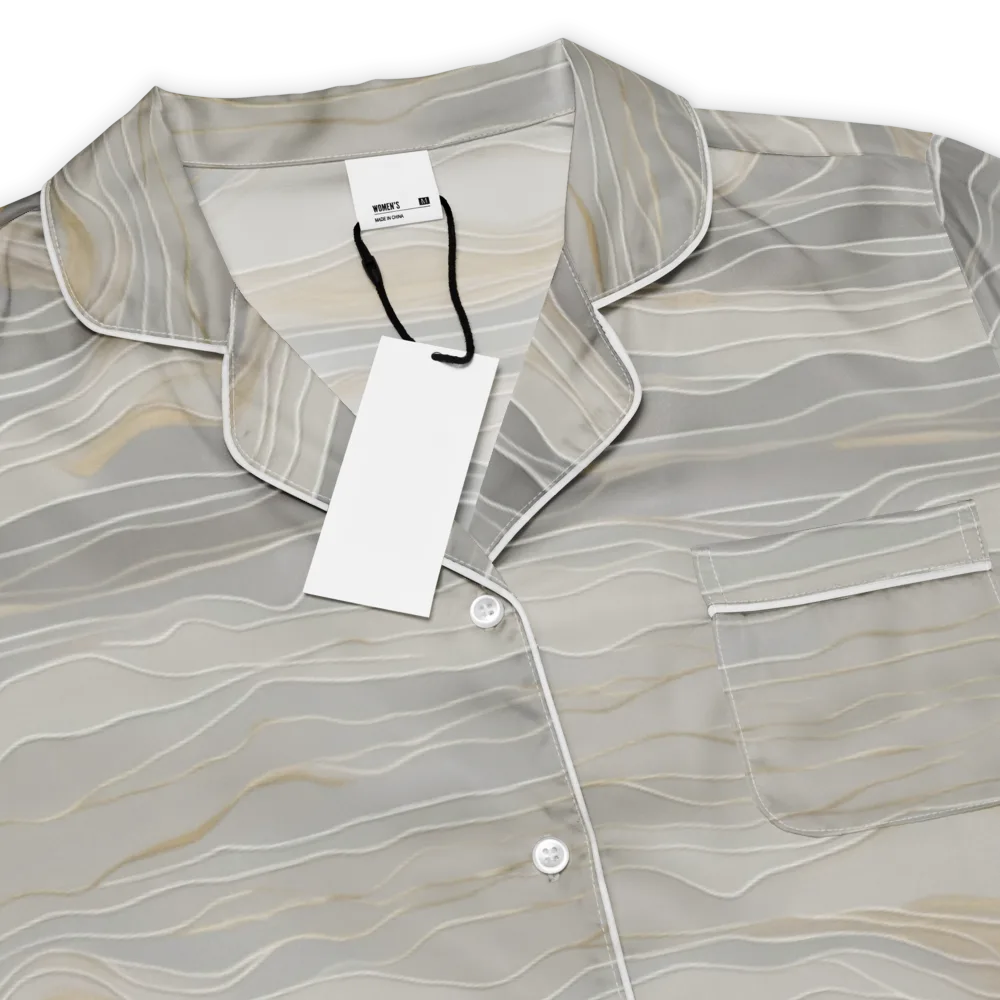 Silk Current on Women's Short Sleeve Pajama Top — Product details