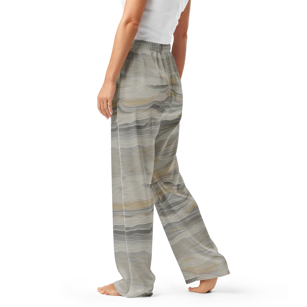 Silk Current on Women's Pajama Pants — Left