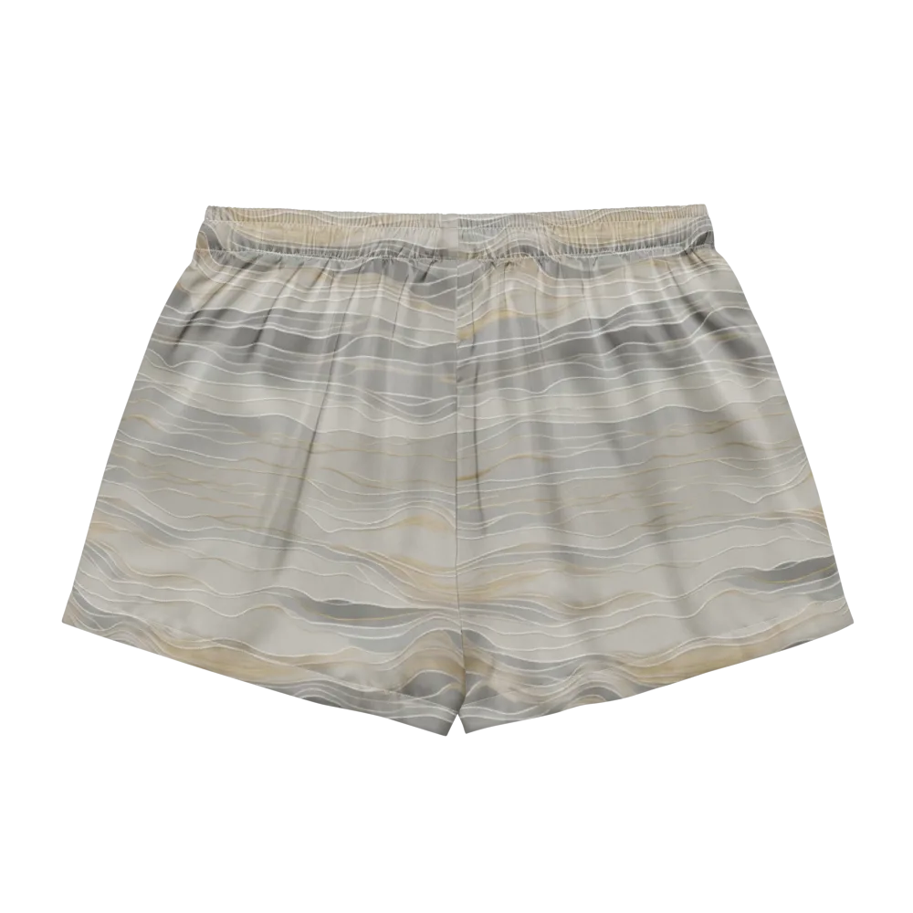 Silk Current on Women's Pajama Shorts — Back