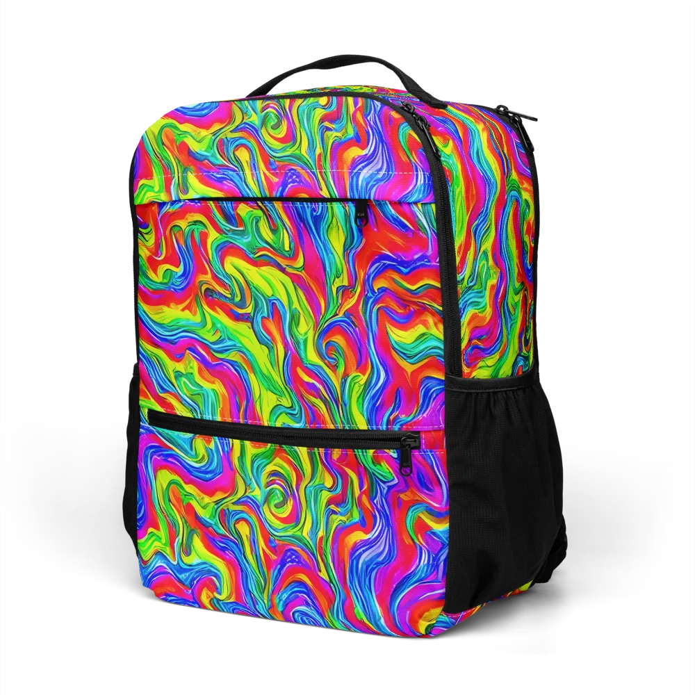 Color Storm on Utility Backpack — Left Front