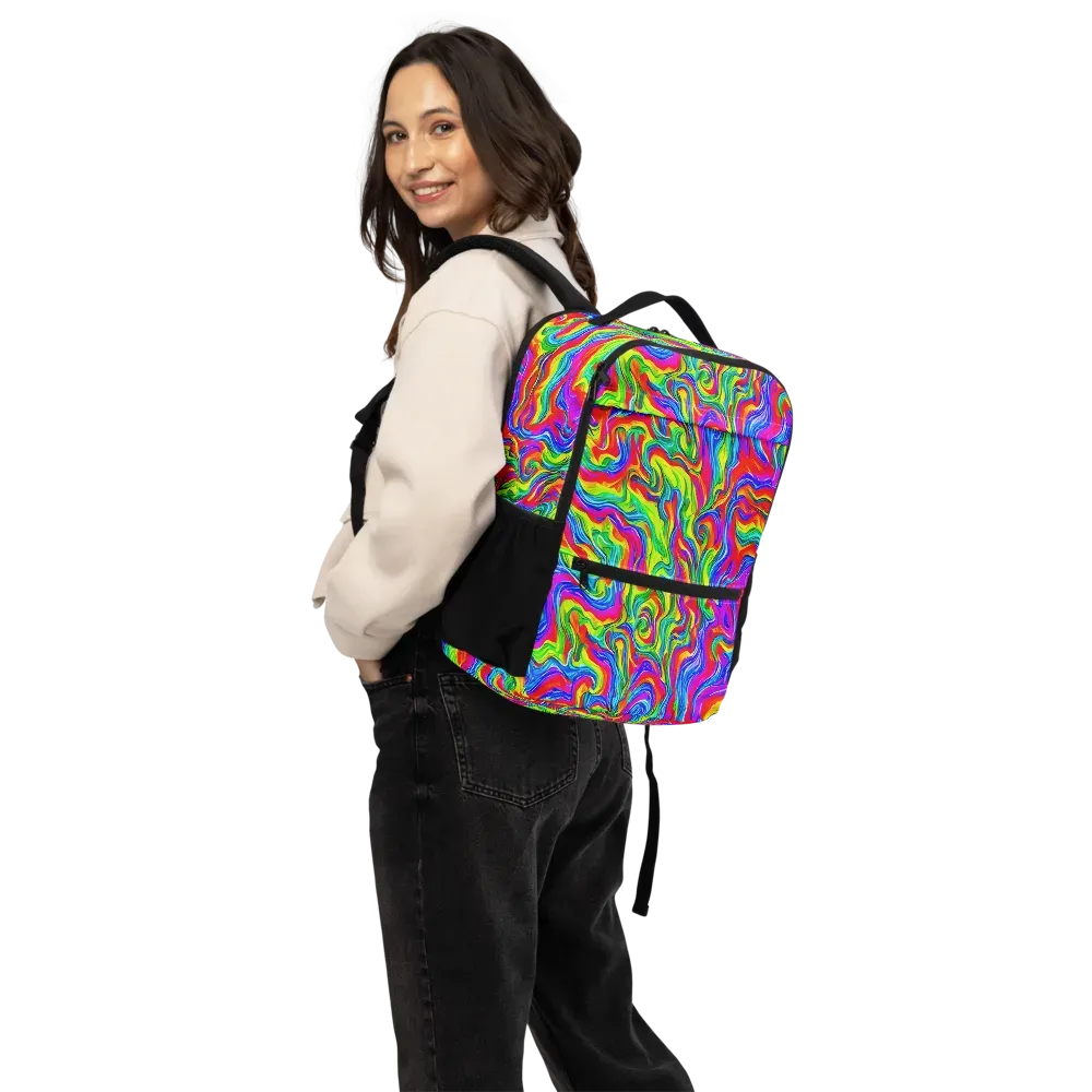 Color Storm on Utility Backpack — Back