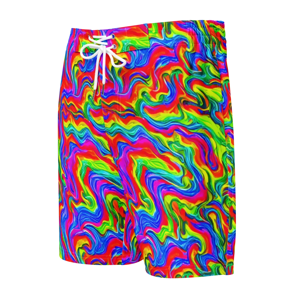 Color Storm on Men's Board Shorts — Front