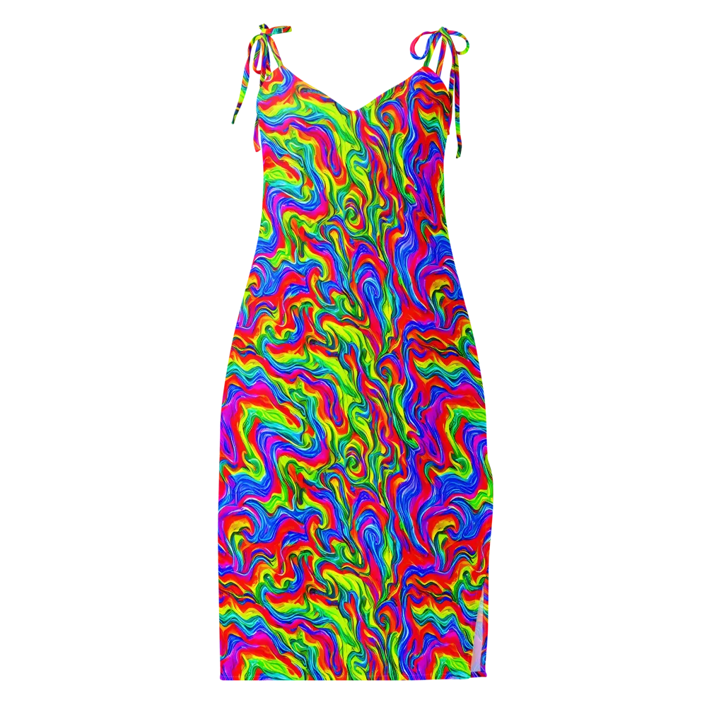 Color Storm on Slip Dress — Front