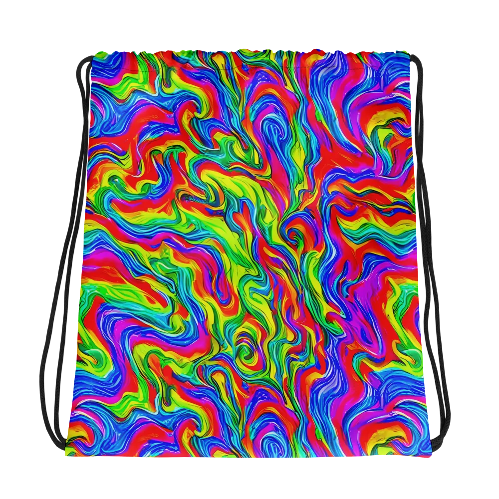 Color Storm on Drawstring Bag — Photo