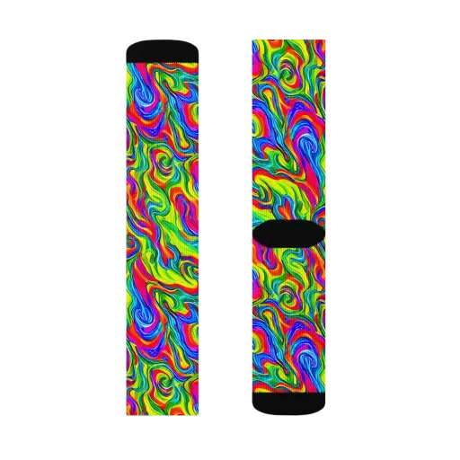Color Storm on a Socks