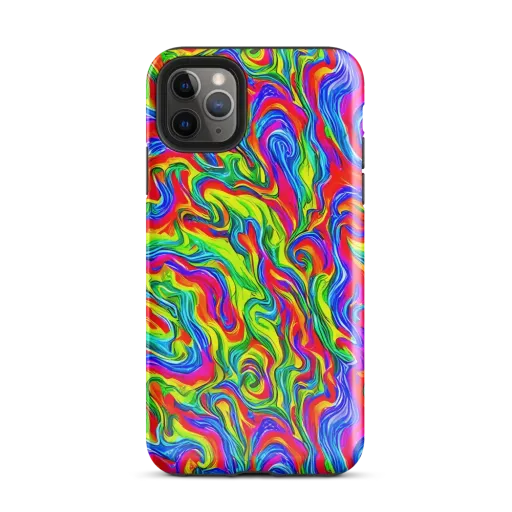 Color Storm on a Tough Case for iPhone®