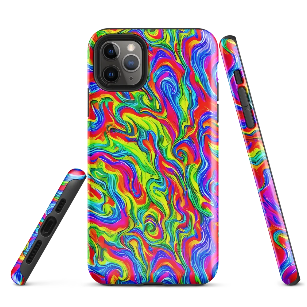 Color Storm on Tough Case for iPhone® — Front