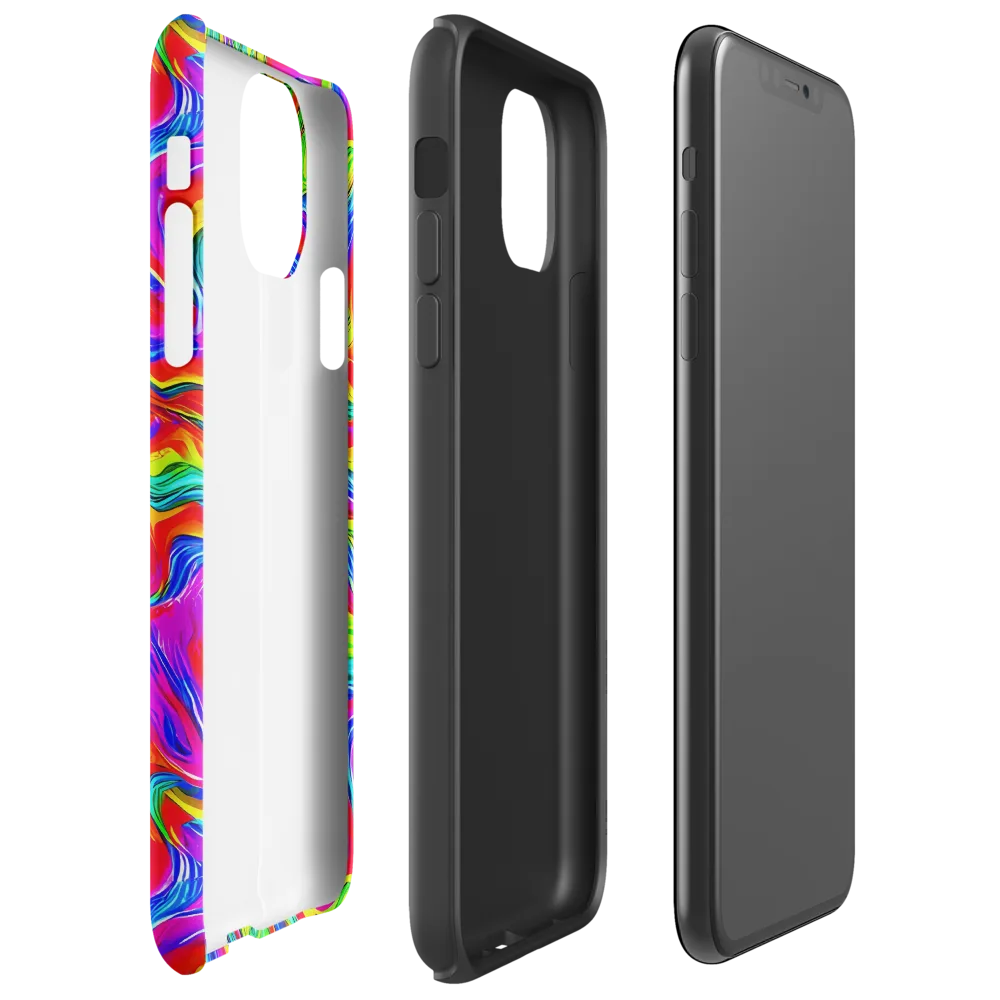 Color Storm on Tough Case for iPhone® — Right