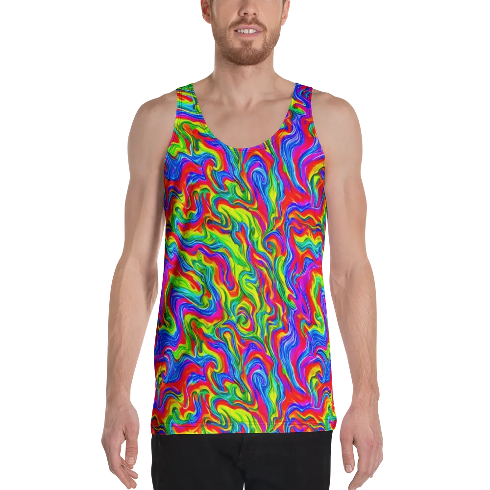 Color Storm on Men's Tank Top — Front