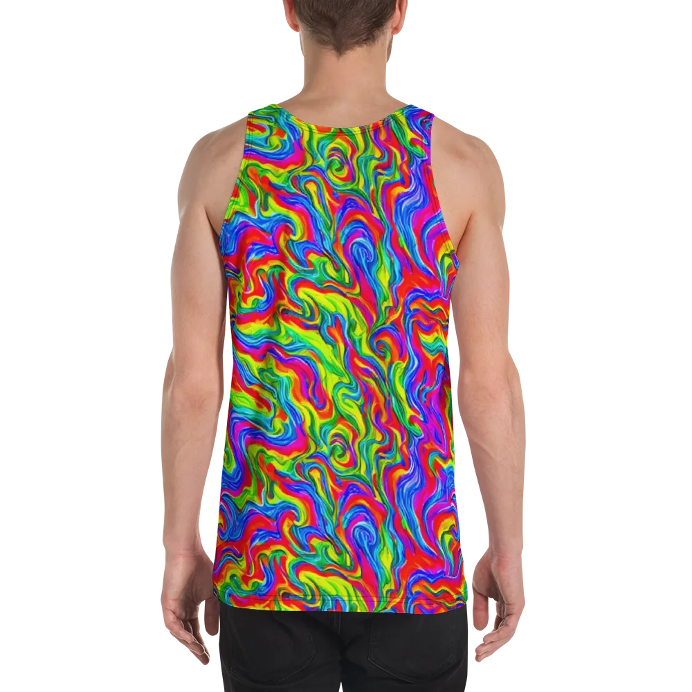 Color Storm on Men's Tank Top — Back