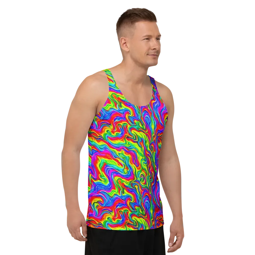 Color Storm on Men's Tank Top — Right Front