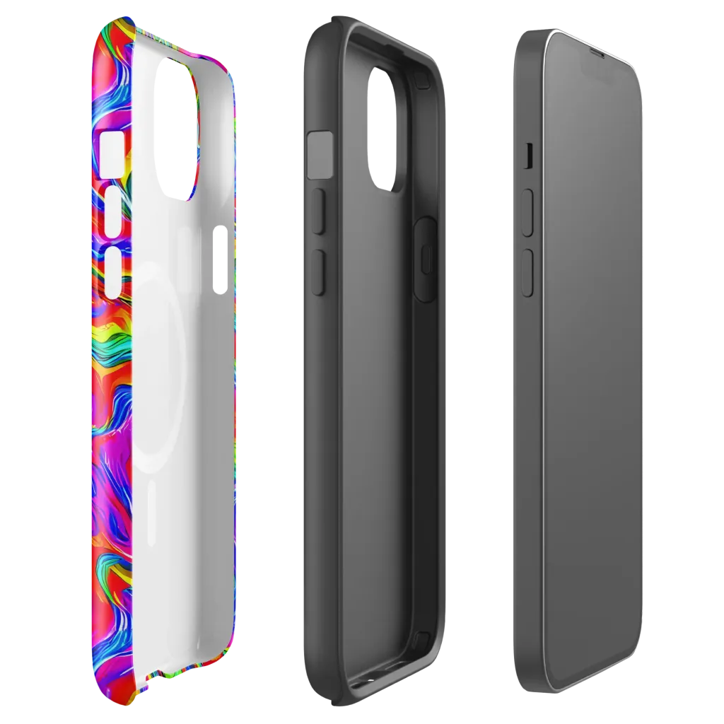 Color Storm on MagSafe Tough Case for iPhone® — Front