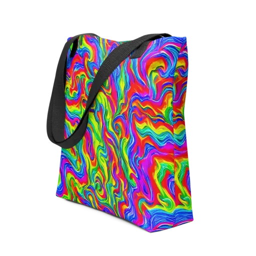 Color Storm on a Tote Bag