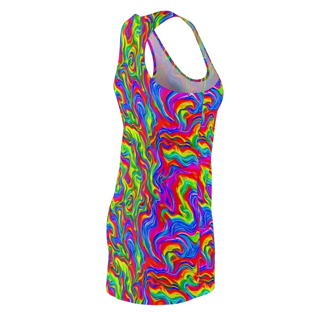 Color Storm on Racerback Dress — Back Side