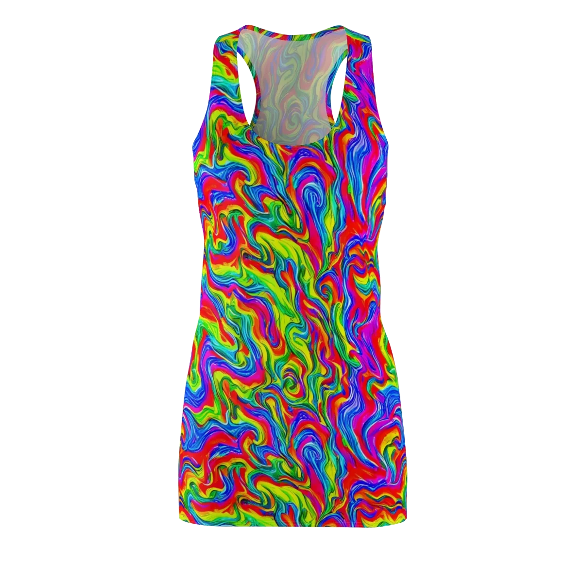 Color Storm on Racerback Dress — Front