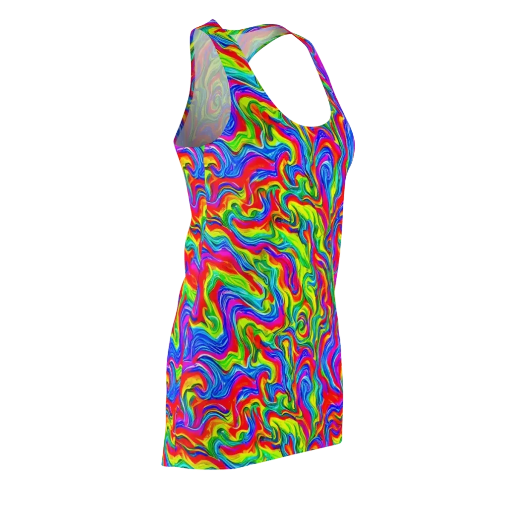 Color Storm on Racerback Dress — Front Side