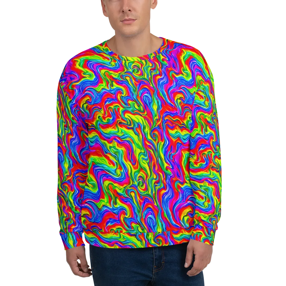 Color Storm on Sweatshirt — Front