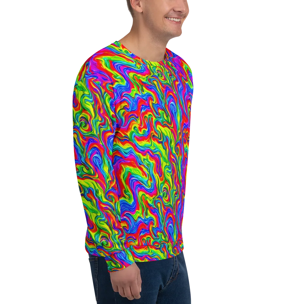 Color Storm on Sweatshirt — Right Front