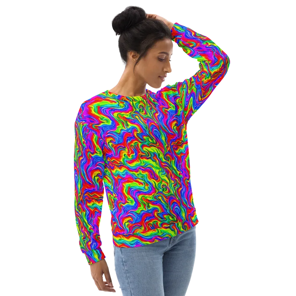 Color Storm on Sweatshirt — Right Front