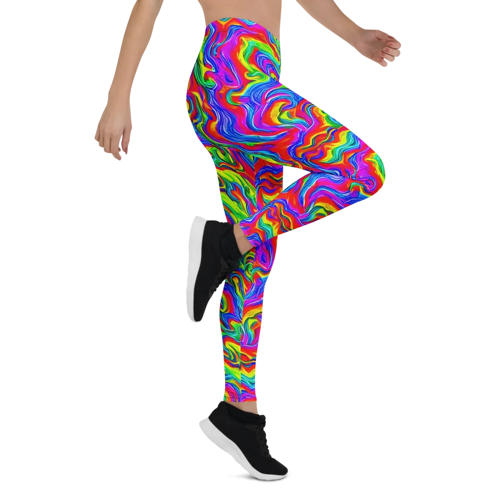 Color Storm on Leggings — Right