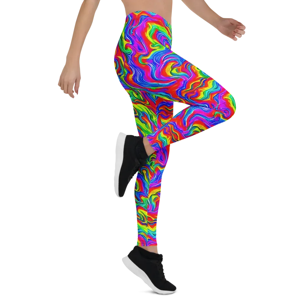Color Storm on Leggings — Right