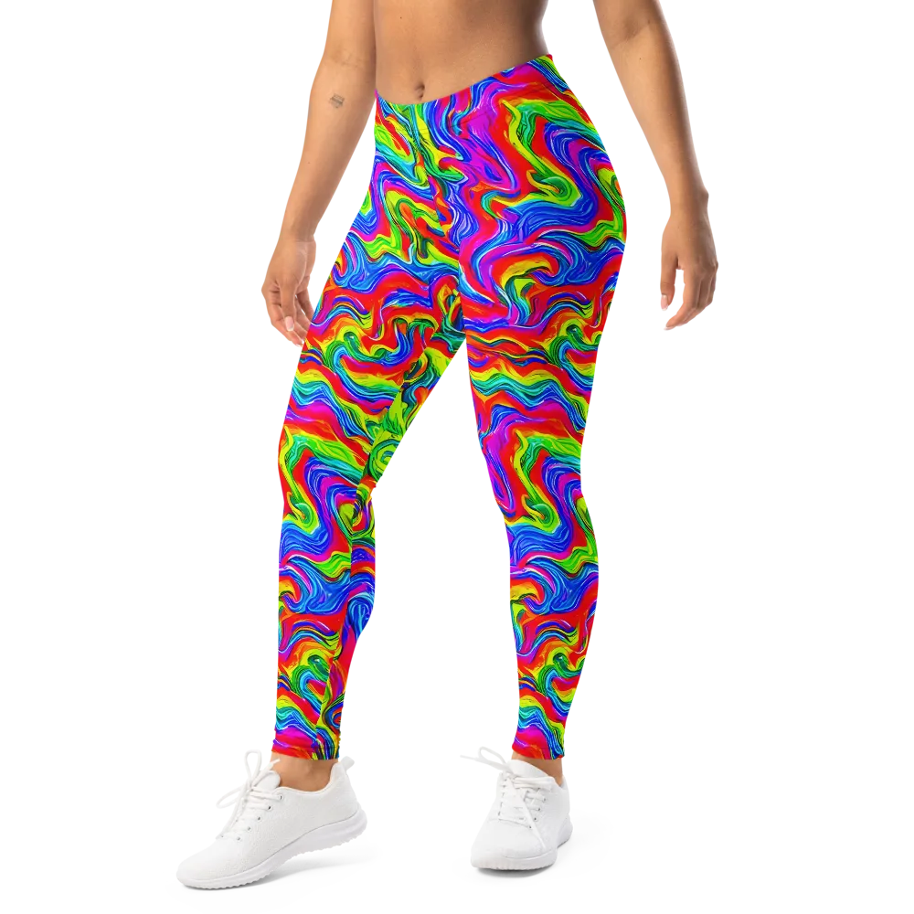 Color Storm on Leggings — Left Front
