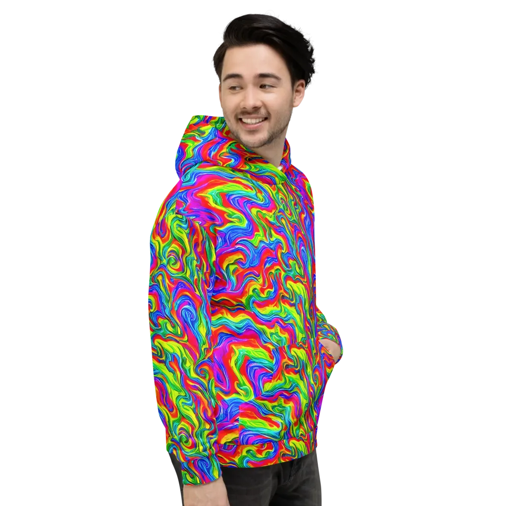Color Storm on Hoodie — Right
