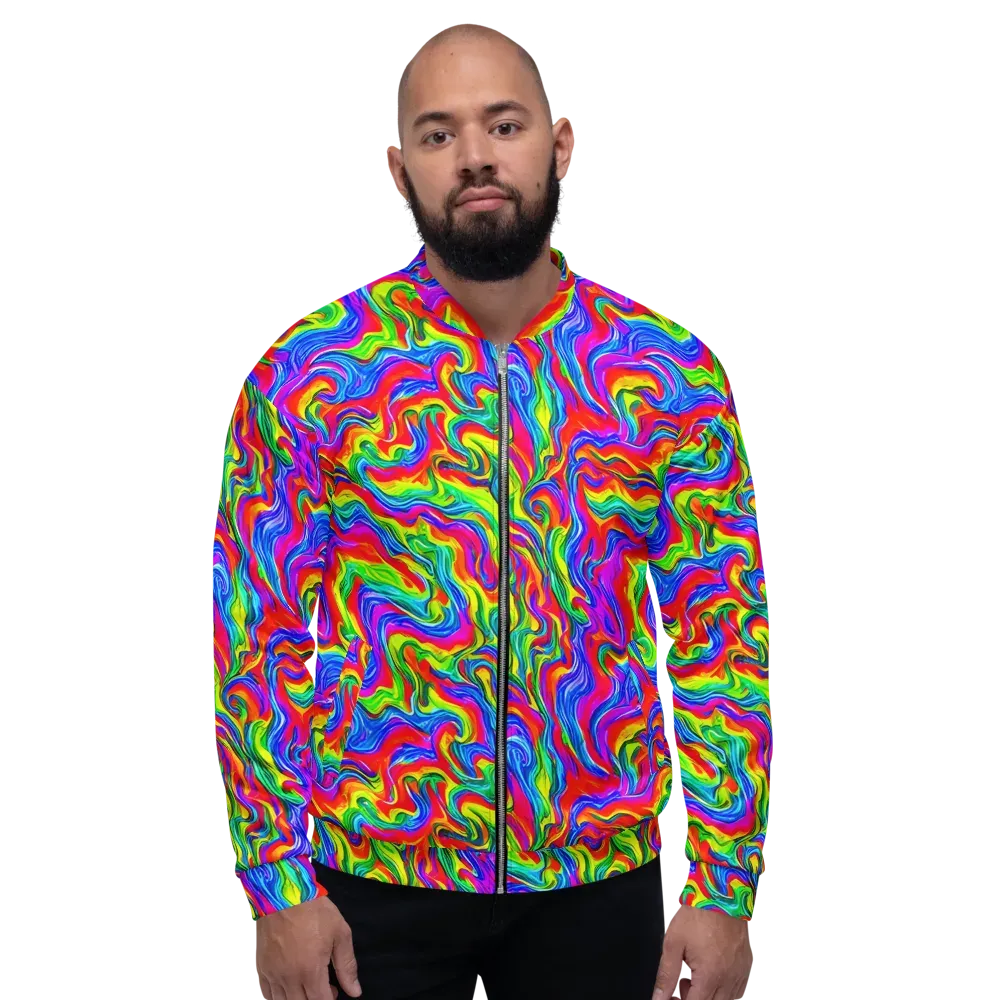 Color Storm on Bomber Jacket — Front