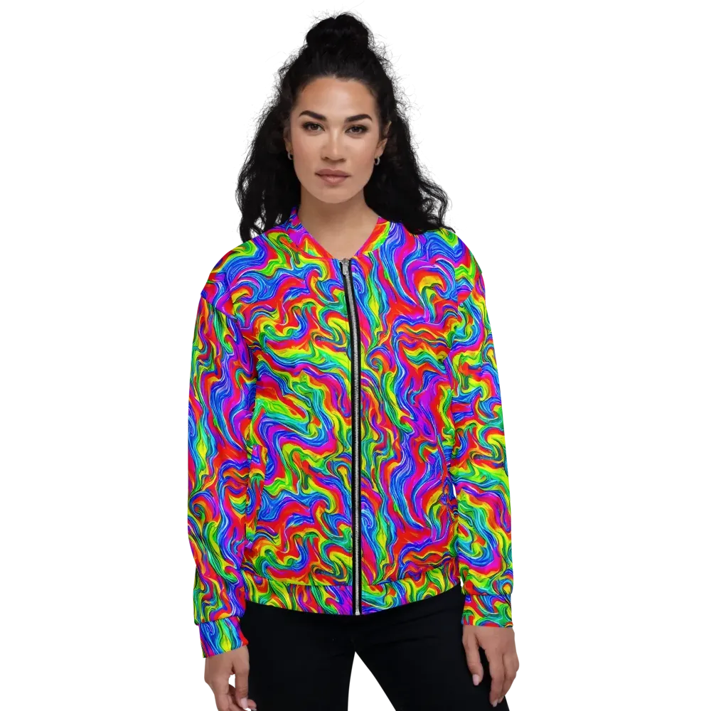 Color Storm on Bomber Jacket — Front