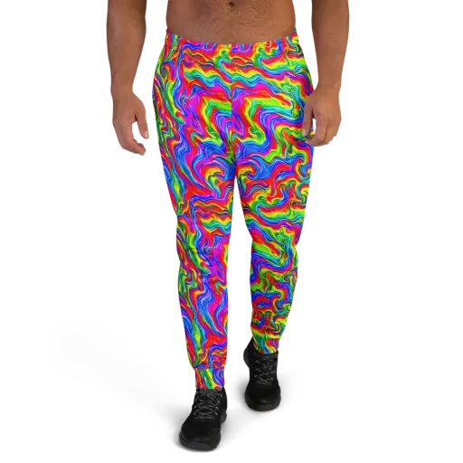 Color Storm on a Men's Joggers