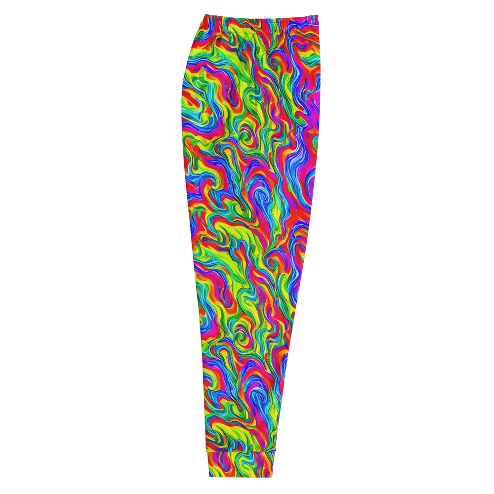 Color Storm on Men's Joggers — Right