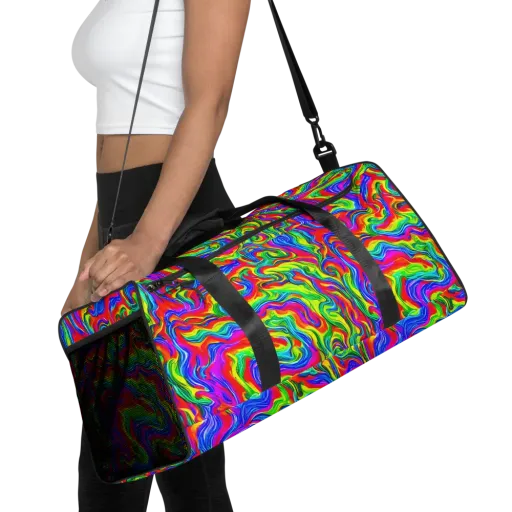 Color Storm on a Duffle Bag