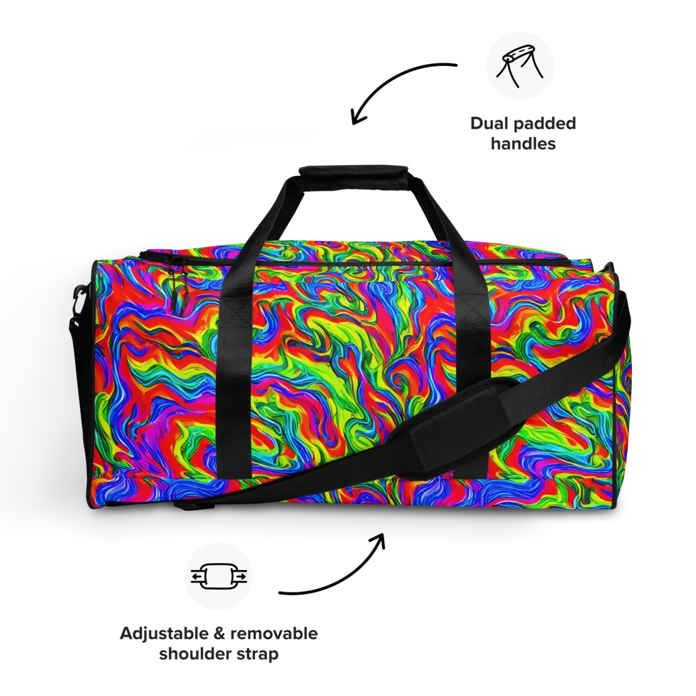 Color Storm on Duffle Bag — Front