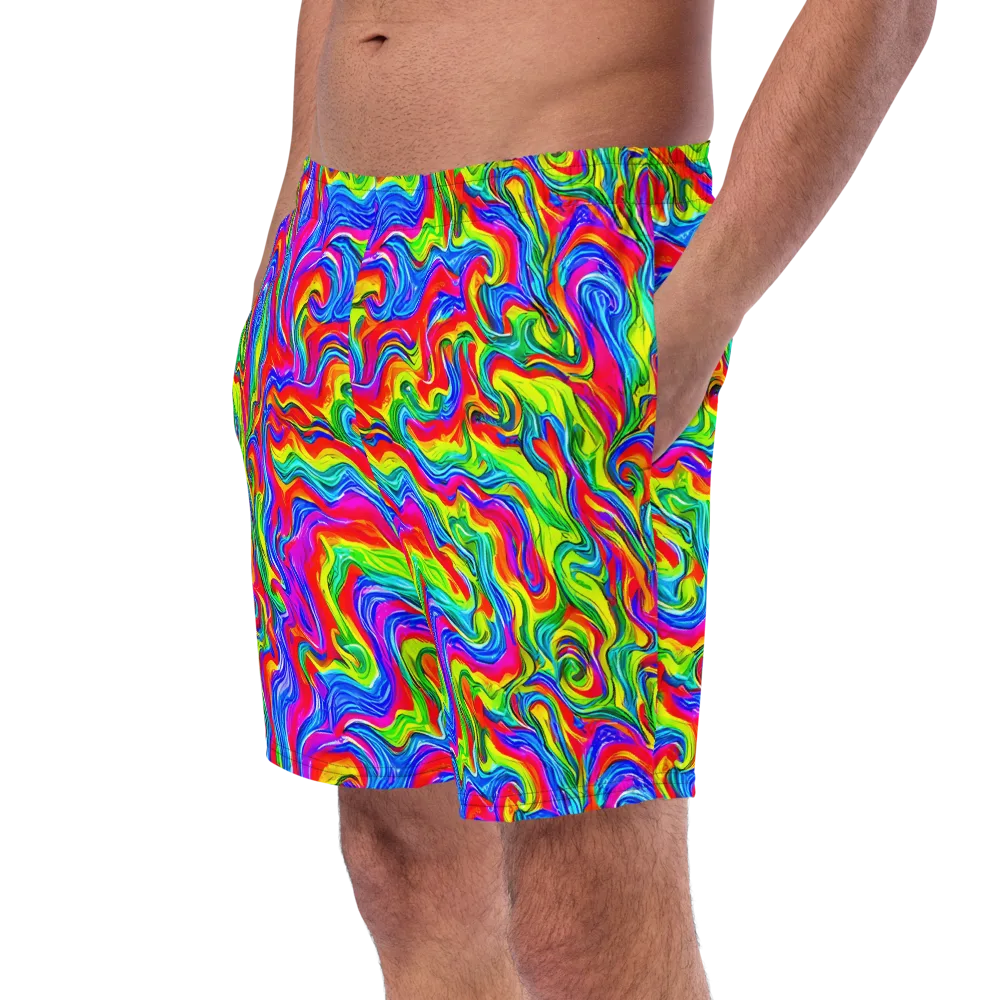 Color Storm on Swim Trunks — Left Front