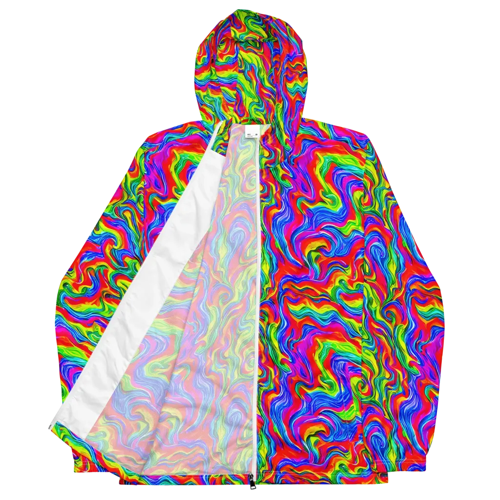 Color Storm on Men's Windbreaker — Front