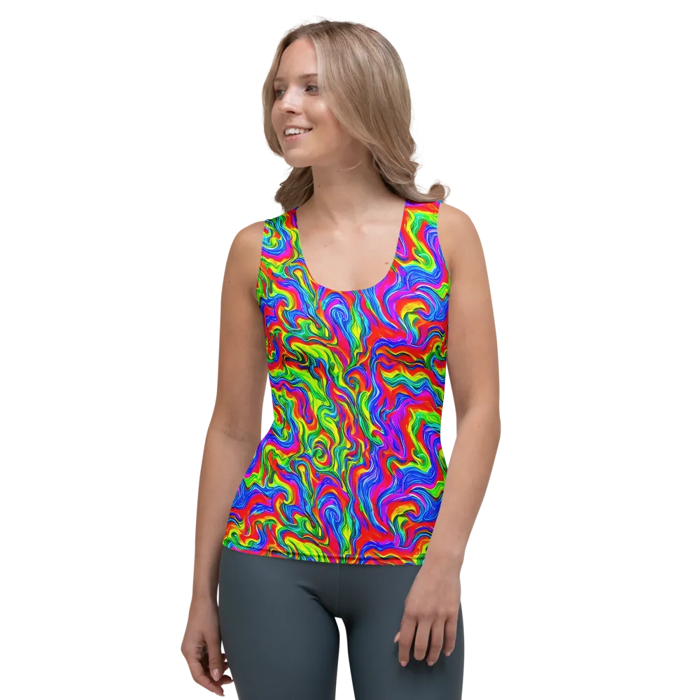 Color Storm on Women's Tank Top — Front