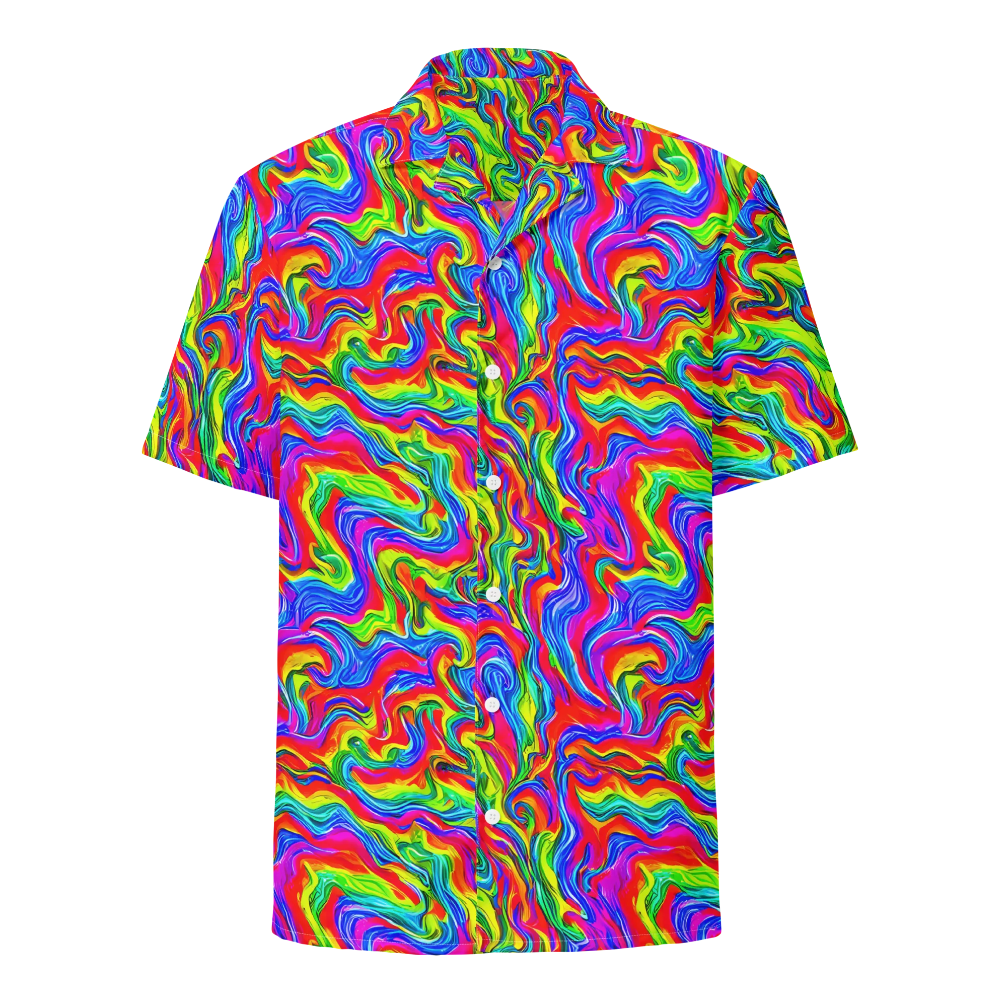 Color Storm on Button Shirt — Front