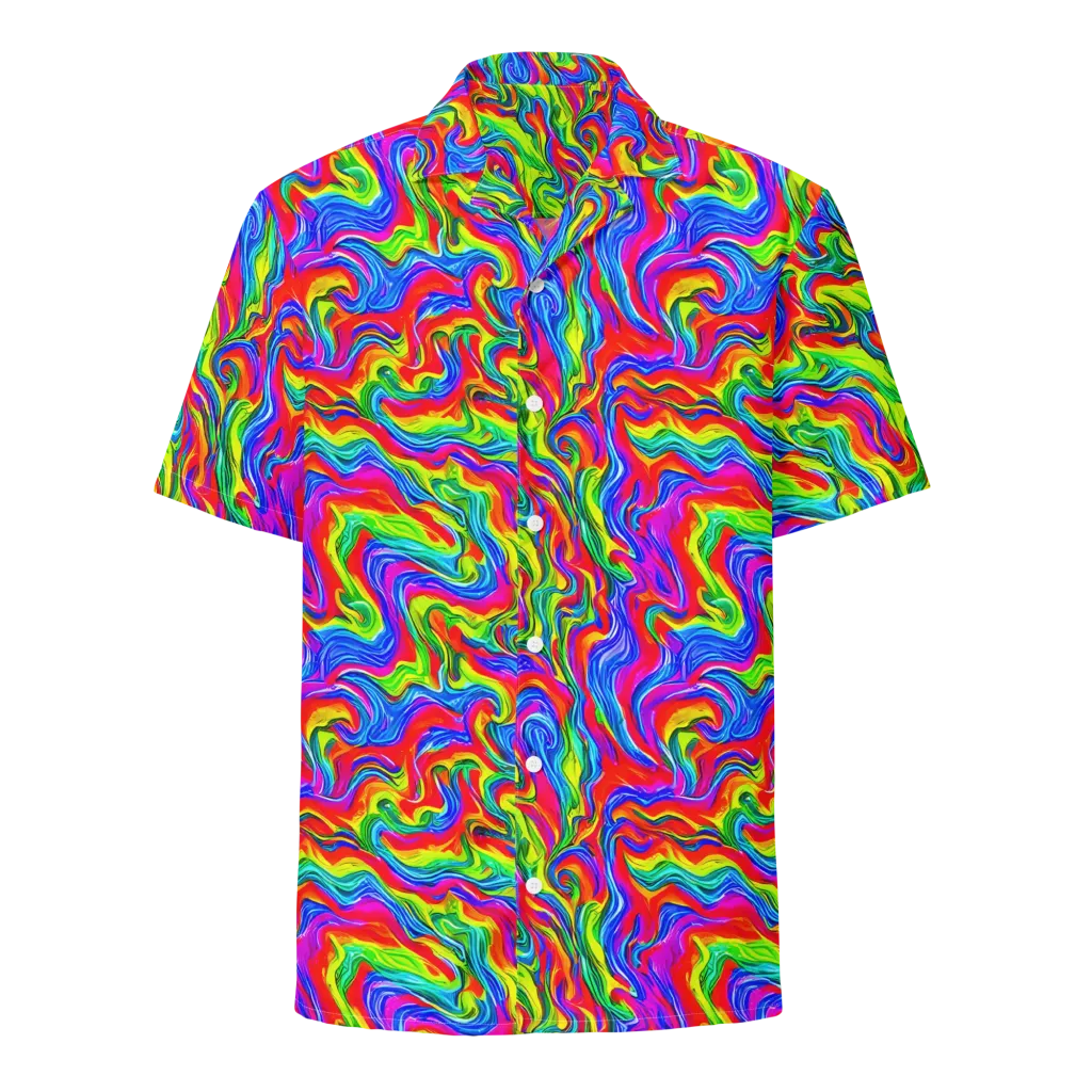 Color Storm on Button Shirt — Front