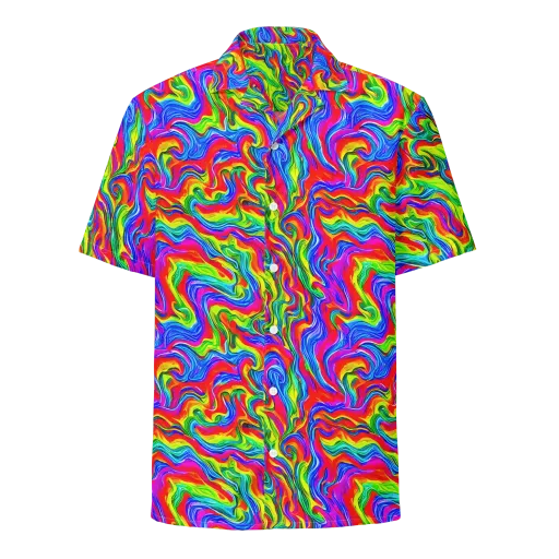 Color Storm on a Button Shirt