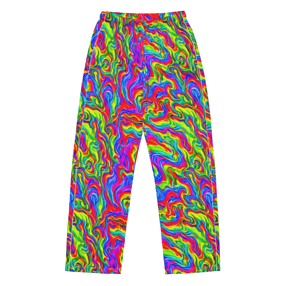 Color Storm on Women's Pajama Pants — Front