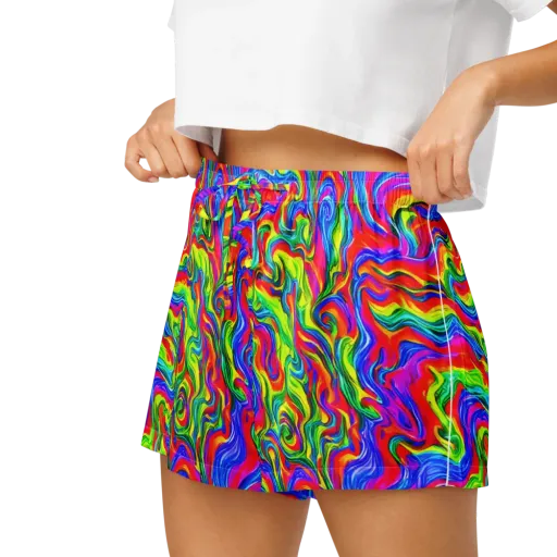 Color Storm on a Women's Pajama Shorts