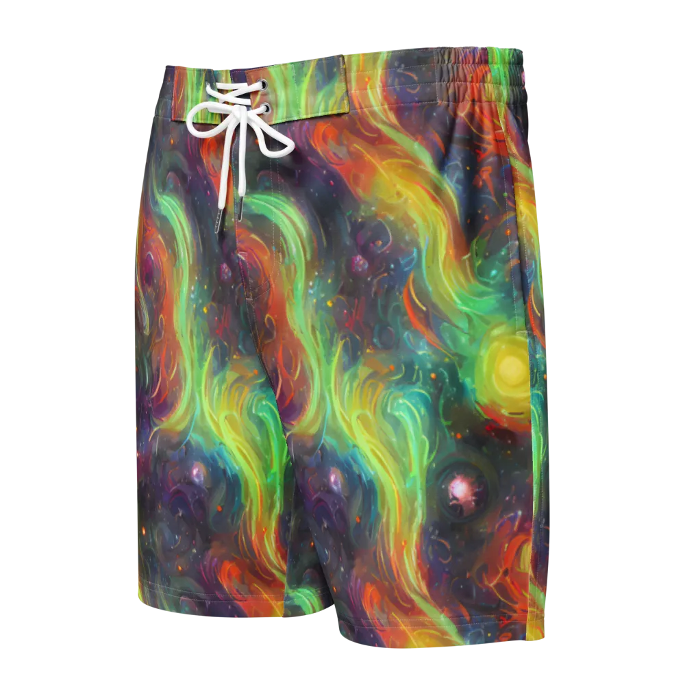 Dreamfire Spiral on Men's Board Shorts — Front