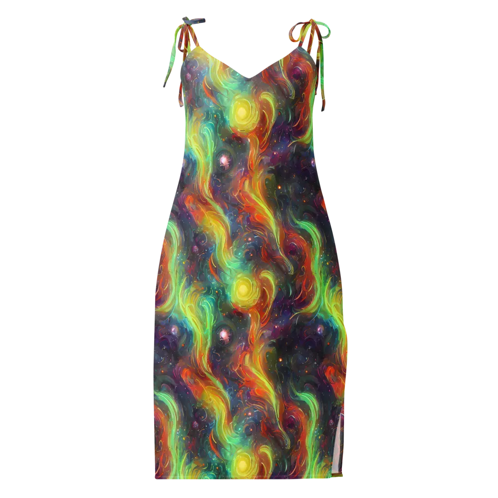 Dreamfire Spiral on Slip Dress — Front
