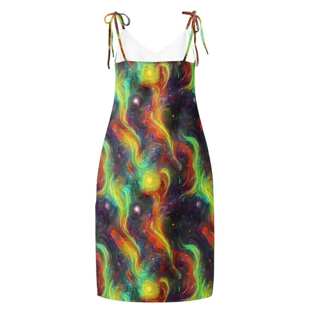 Dreamfire Spiral on Slip Dress — Back